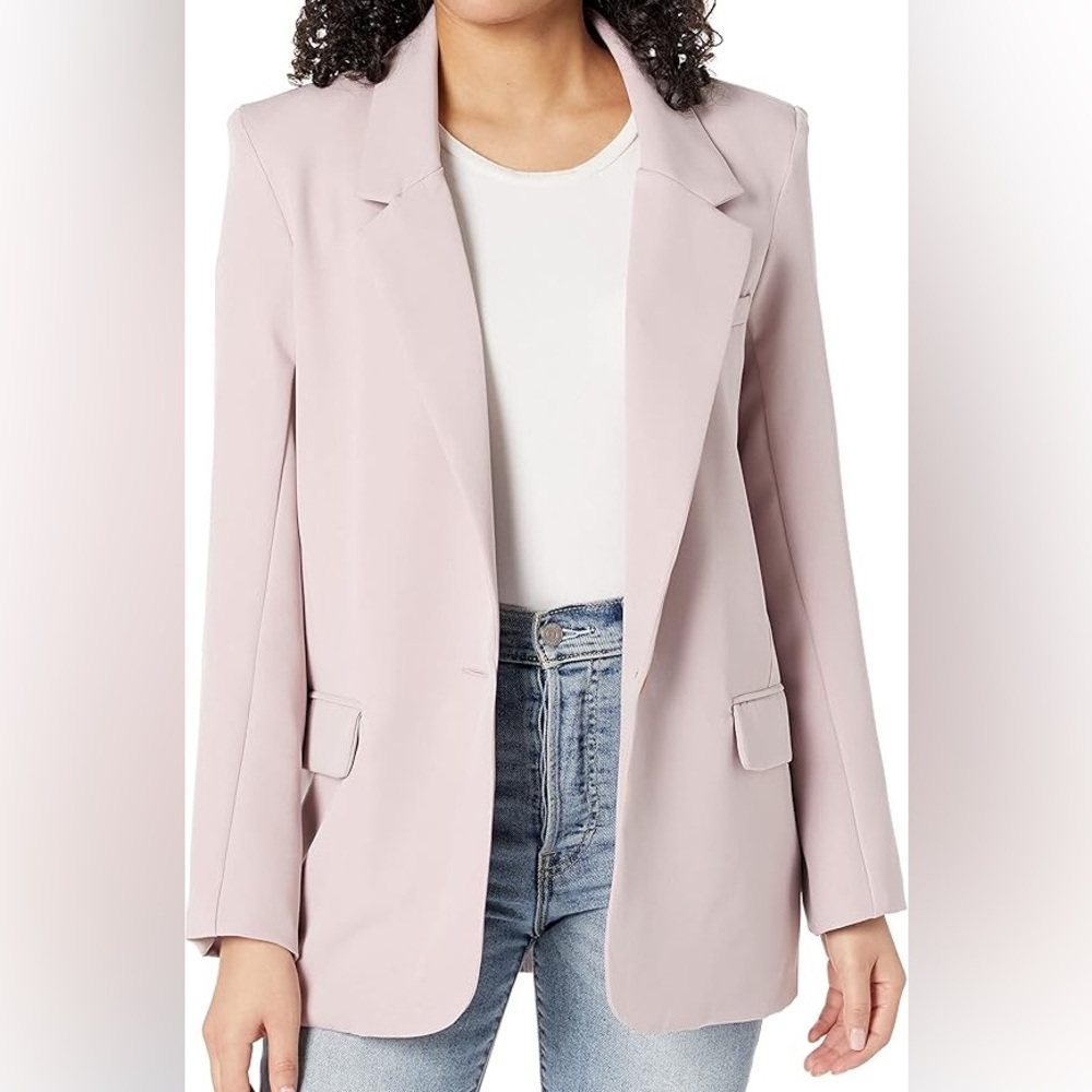 Steve Madden BB Dakota Pink Blazer Oversized Suit Jacket